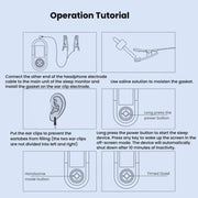 M008 Ear Clip Sleep Aid Device Smart Microcurrent Pulse Pressure Relief Sleep Device