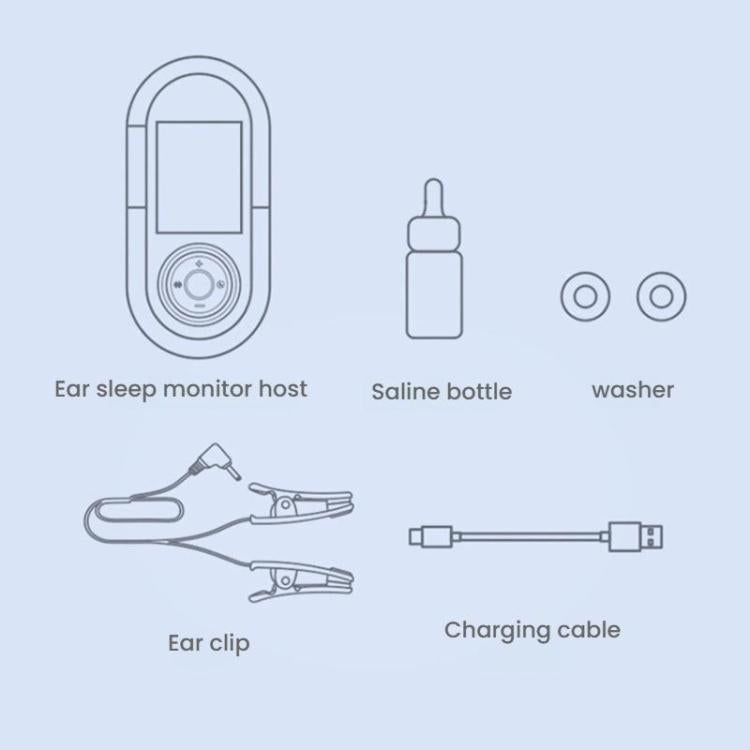 M008 Ear Clip Sleep Aid Device Smart Microcurrent Pulse Pressure Relief Sleep Device