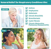 Adjustable 3-Ball Breathing Exerciser Lung Capacity Trainer For Respiratory Muscle Strengthening(White)