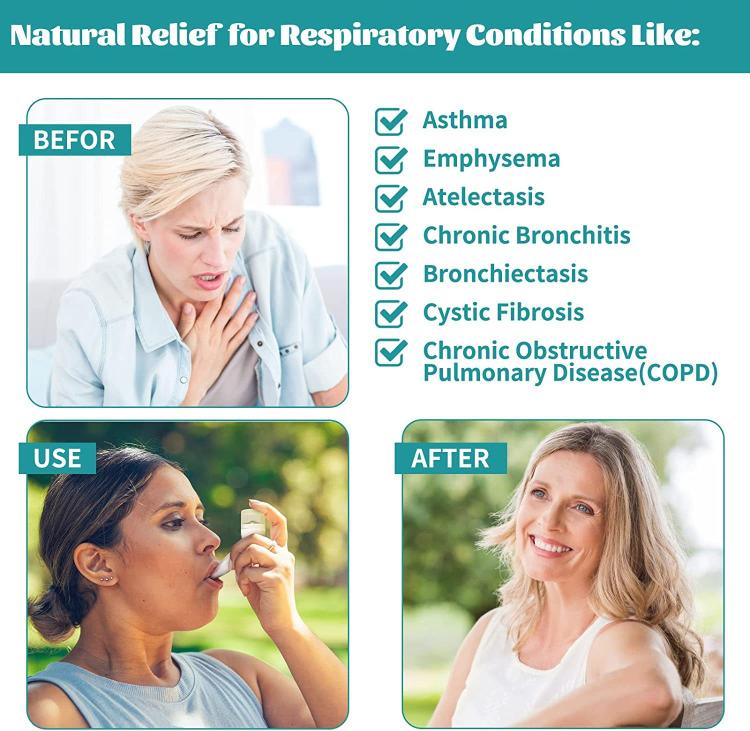 Adjustable 3-Ball Breathing Exerciser Lung Capacity Trainer For Respiratory Muscle Strengthening(White)