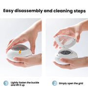 Portable Sterilization Pesticide Residue Removal Fruit Vegetable Cleaning Machine, Size: English(White)