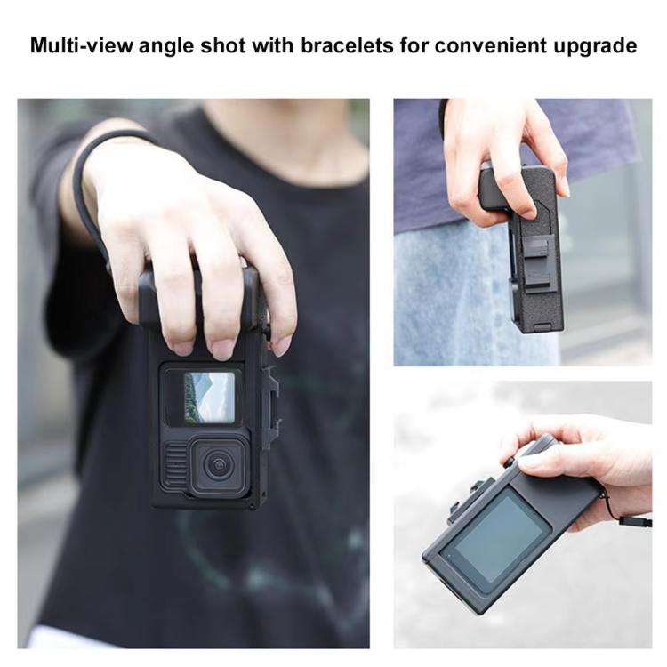 Street Vlogging Handle For GoPro HERO13 Black / 12 Black / 11 Black / 10 Black / 9 Black(Black) - free shipping - PMC TechLife - Order now!