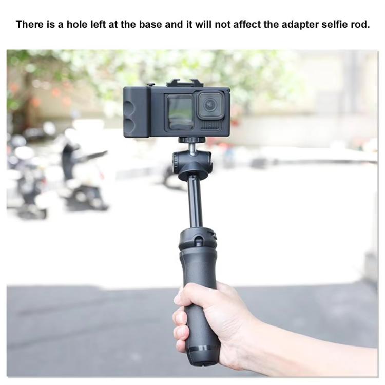 Street Vlogging Handle For GoPro HERO13 Black / 12 Black / 11 Black / 10 Black / 9 Black(Black) - free shipping - PMC Jewellery - Order now!