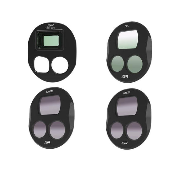 For DJI Mavic 4 Pro JSR Wide Angle Lens Aerial Lens Accessories, Style: WIDE+CPL+ND16+ND32