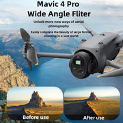 For DJI Mavic 4 Pro JSR Wide Angle Lens Aerial Lens Accessories, Style: WIDE+CPL+ND16+ND32