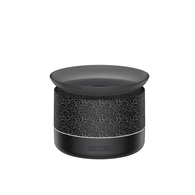 200ml Sea of Clouds Aroma Diffuser Essential Oil Humidifier with 7-Color Mood Lights USB-Powered, Color: Lava Black