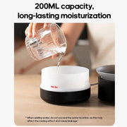 200ml Sea of Clouds Aroma Diffuser Essential Oil Humidifier with 7-Color Mood Lights USB-Powered, Color: White