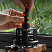 51mm Rotating Magnetic WDT Tool for Espresso Adjustable Height Coffee Needle Distributor Coffee Grounds Fluffing Tool