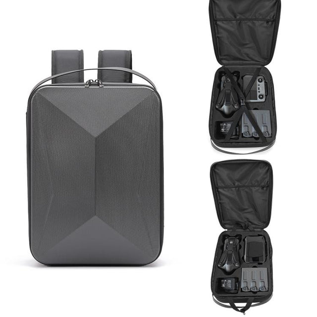 For DJI Mavic 4 Pro Fly More Combo / Creator Combo BKANO Hard Shell Backpack Storage Bag(Black)