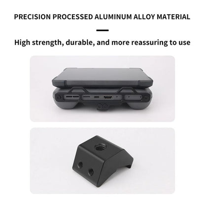 For DJI RC Pro 2 Aluminum Alloy 1/4-inch Tripod Adapter Mounting Bracket(Black) - free shipping - PMC Jewellery - Order now!