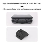 For DJI RC Pro 2 Aluminum Alloy 1/4-inch Tripod Adapter Mounting Bracket(Black)