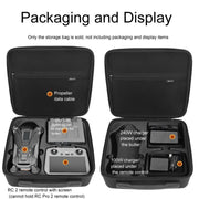 For DJI Mavic 4 Pro Fly More Combo BKANO Shoulder Bag Handbag Storage Box(Gray)