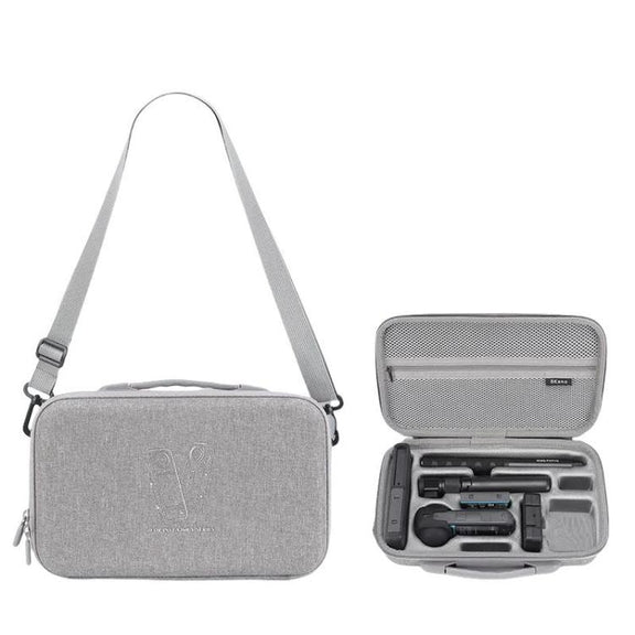 For Insta360 X5 /X4 BKANO Large Capacity Shoulder Bag Portable Handbag(Gray)