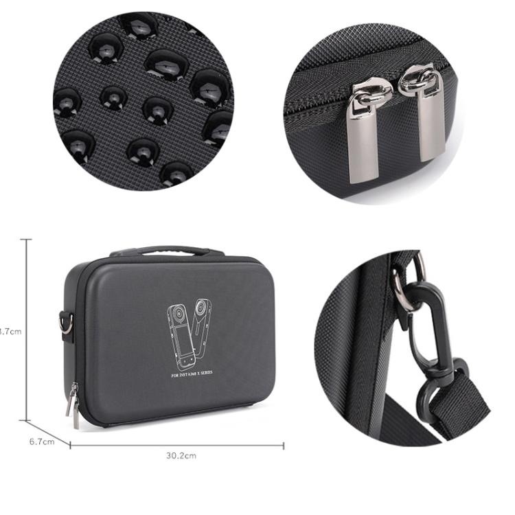 For Insta360 X5 /X4 BKANO Large Capacity Shoulder Bag Portable Handbag(Gray)