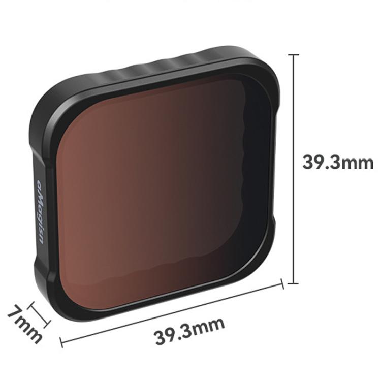 aMagisn AP26 Filter For GoPro HERO13 Black / 12 Black / 11 Black / 10 Black / 9 Black / 11Mini Black, Spec: UV