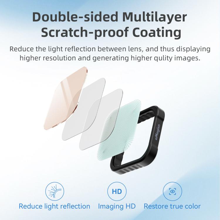 aMagisn AP26 Filter For GoPro HERO13 Black / 12 Black / 11 Black / 10 Black / 9 Black / 11Mini Black, Spec: ND8/ND16/ND32/ND64 - free shipping - PMC TechLife - Order now!