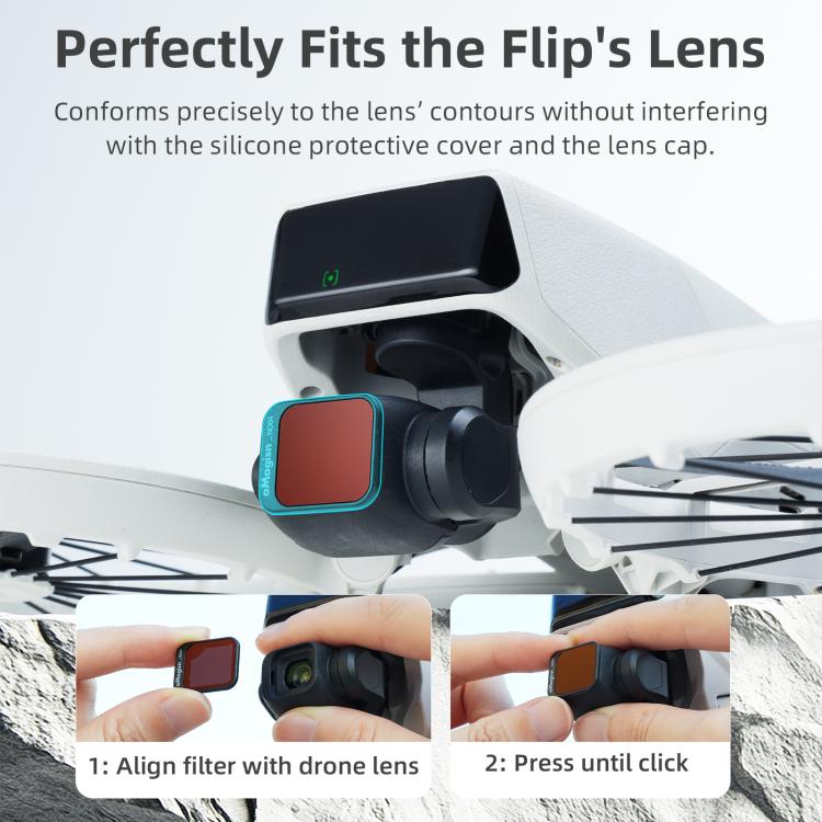 For DJI Flip aMagisn Filter Lens Accessories, Spec: ND8+ND16+ND32+ND64+CPL+1/4 Mist