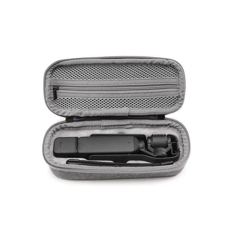 For DJI Pocket 3 BKANO Hard Shell Case Bag Handheld Camera Storage Box(Gray)