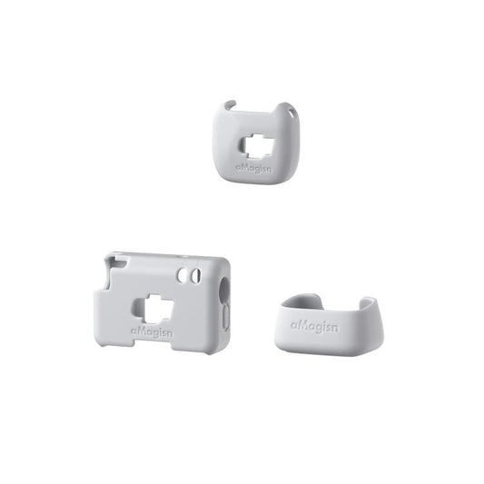 For DJI Mic Mini aMagisn MP01 Silicone Protective Case, Color: 3 In 1 Gray - free shipping - PMC Jewellery - Order now!