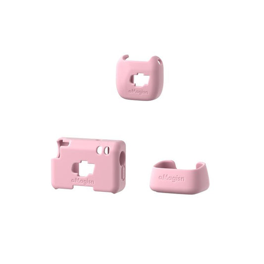 For DJI Mic Mini aMagisn MP01 Silicone Protective Case, Color: 3 In 1 Pink - free shipping - PMC Jewellery - Order now!