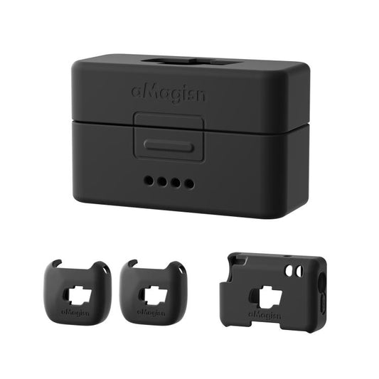 For DJI Mic Mini aMagisn MP01 Silicone Protective Case, Color: 4 In 1 Black - free shipping - PMC Jewellery - Order now!