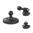 aMagisn AM19 3 In 1 Magnetic Ball Head Mount Camera Strong Magnetic Universal Ball Head Dual Interface - free shipping - PMC TechLife - Order now!