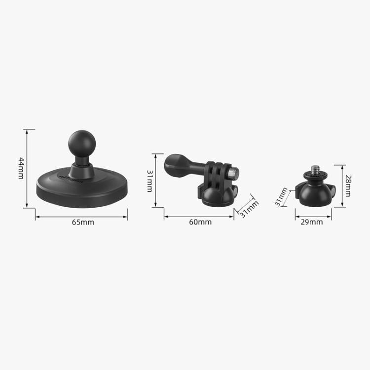 aMagisn AM19 3 In 1 Magnetic Ball Head Mount Camera Strong Magnetic Universal Ball Head Dual Interface - free shipping - PMC Jewellery - Order now!