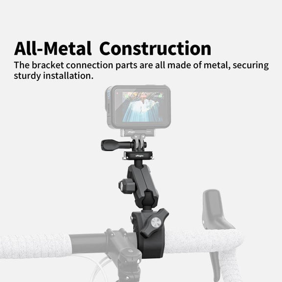 aMagisn HM07 For Insta360, DJI, GoPro Cameras Metal Arm Clamp Holder Cycling Bracket