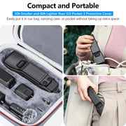 For DJI Osmo Pocket 3 Amazear Protective Case All-in-One Anti-Scratch Cover with Built-in Filter Slot(Black)