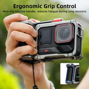 For Insta360 Ace Pro 2 / Ace Pro Flymile Xplorer Grip Kit Street Photography Handle Metal Cage Case(AC2013)