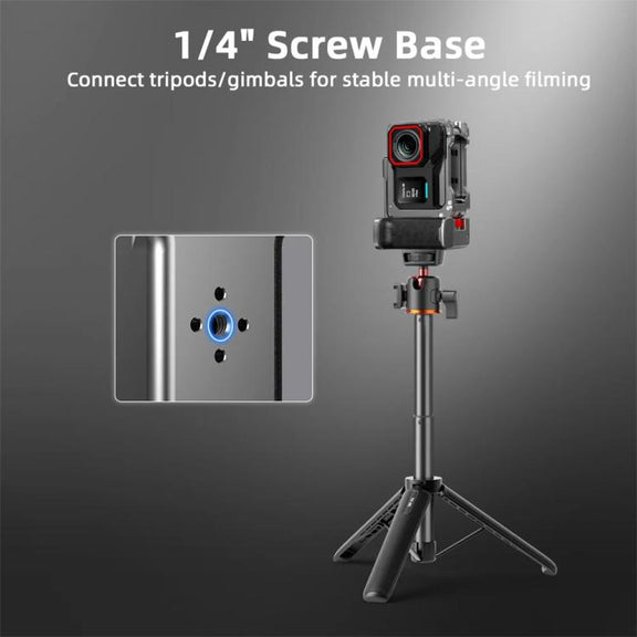 For Insta360 Ace Pro 2 / Ace Pro Flymile Xplorer Grip Kit Street Photography Handle Metal Cage Case(AC2013)