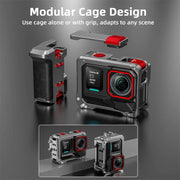 For Insta360 Ace Pro 2 / Ace Pro Flymile Xplorer Grip Kit Street Photography Handle Metal Cage Case(AC2013)