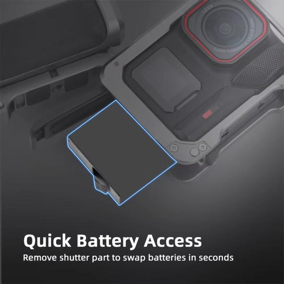 For Insta360 Ace Pro 2 / Ace Pro Flymile Xplorer Grip Kit Street Photography Handle Metal Cage Case(AC2013)