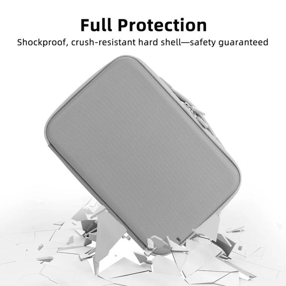 For Insta360 X5 Flymile All-in-One Storage Shoulder Bag Durable PU + Lycra Material Carrying Case(Gray)