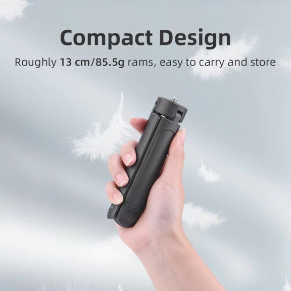 Flymile Extendable Mini Tripod With 1/4-Inch Screw For Action Cameras Phone Clip Set