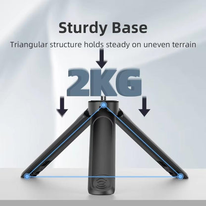 Flymile Extendable Mini Tripod With 1/4-Inch Screw For Action Cameras Nut Adapter Set - free shipping - PMC Jewellery - Order now!