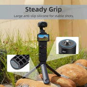 Flymile Extendable Mini Tripod With 1/4-Inch Screw For Action Cameras Phone Clip Set