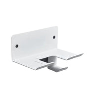 Wall-Mounted Hair Dryer Holder with Cord Organizer Bathroom Storage for Blow Dryer(White)