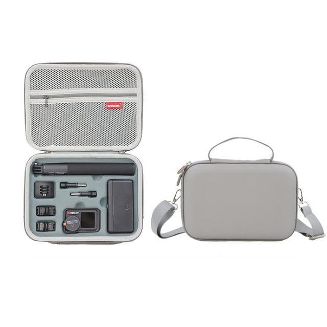 Carrying Case For DJI Action 5 Pro /Action 4 / Action 3 All-in-One Kit Durable Shoulder & Hand Carry Bag(Gray)