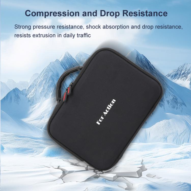 Carrying Case For DJI Action 5 Pro /Action 4 / Action 3 All-in-One Kit Durable Shoulder & Hand Carry Bag(Pink) - free shipping - PMC TechLife - Order now!