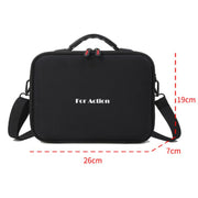 Carrying Case For DJI Action 5 Pro /Action 4 / Action 3 All-in-One Kit Durable Shoulder & Hand Carry Bag(Gray)