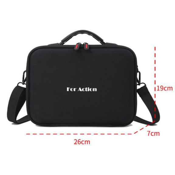 Carrying Case For DJI Action 5 Pro /Action 4 / Action 3 All-in-One Kit Durable Shoulder & Hand Carry Bag(Gray)