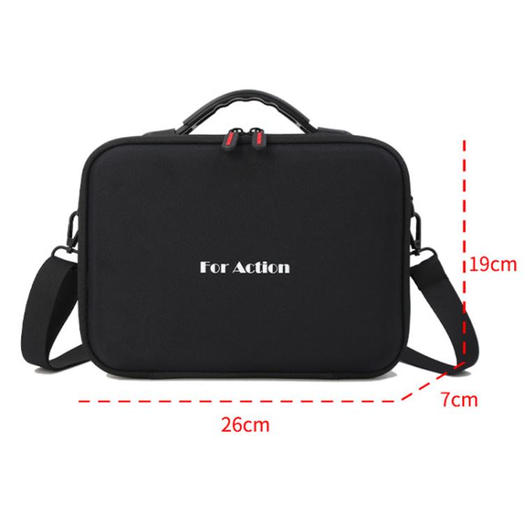 Carrying Case For DJI Action 5 Pro /Action 4 / Action 3 All-in-One Kit Durable Shoulder & Hand Carry Bag(Fluorescent Green)