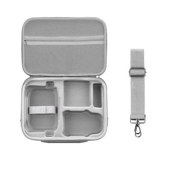 For DJI MINI 4 PRO BRDRC Remote Control Accessories Storage Handbag(Gray)