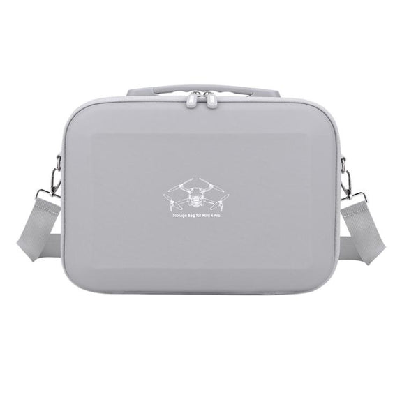 For DJI MINI 4 PRO BRDRC Remote Control Accessories Storage Handbag(Gray)