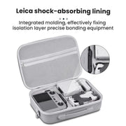 For DJI MINI 4 PRO BRDRC Remote Control Accessories Storage Handbag(Gray)