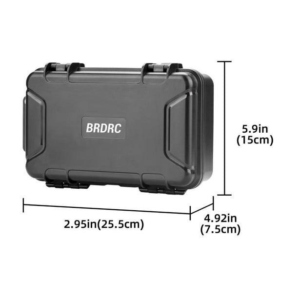 For DJI OSMO POCKET 3 BRDRC Portable Storage Safety Carrying Case(Black)