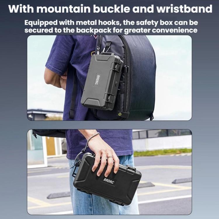 For DJI OSMO POCKET 3 BRDRC Portable Storage Safety Carrying Case(Black) - free shipping - PMC TechLife - Order now!