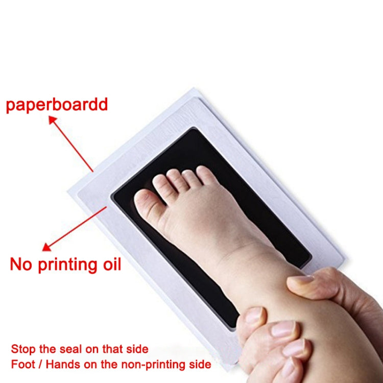 Non-Toxic Baby Handprint Footprint Imprint Souvenirs Infant Clay Toy Gifts(Black) - free shipping - PMC TechLife - Order now!