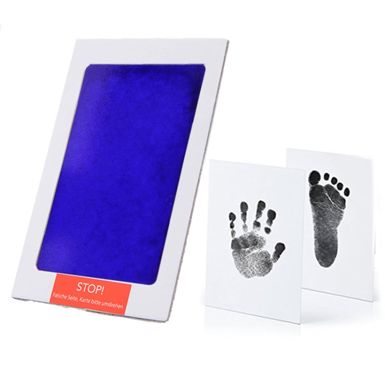 Non-Toxic Baby Handprint Footprint Imprint Souvenirs Infant Clay Toy Gifts(Blue) - Baby Souvenirs by PMC TechLife | Online Shopping South Africa | PMC TechLife | Buy Now Pay Later Mobicred